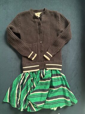 Porter Girls Knit Cardigan Dress Size 5